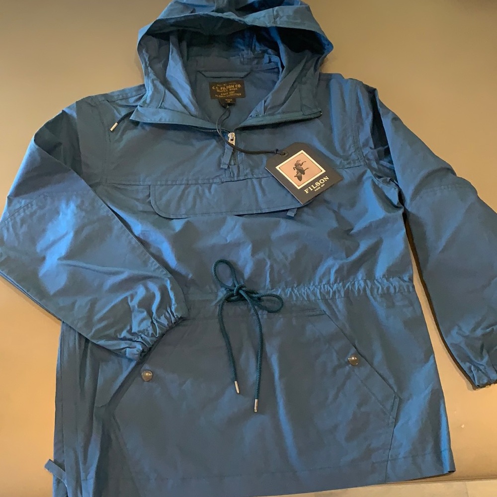 C.C. Filson Women’s Hooded Deck Jacket, Filson, Pullover Coat, Anorak NEW